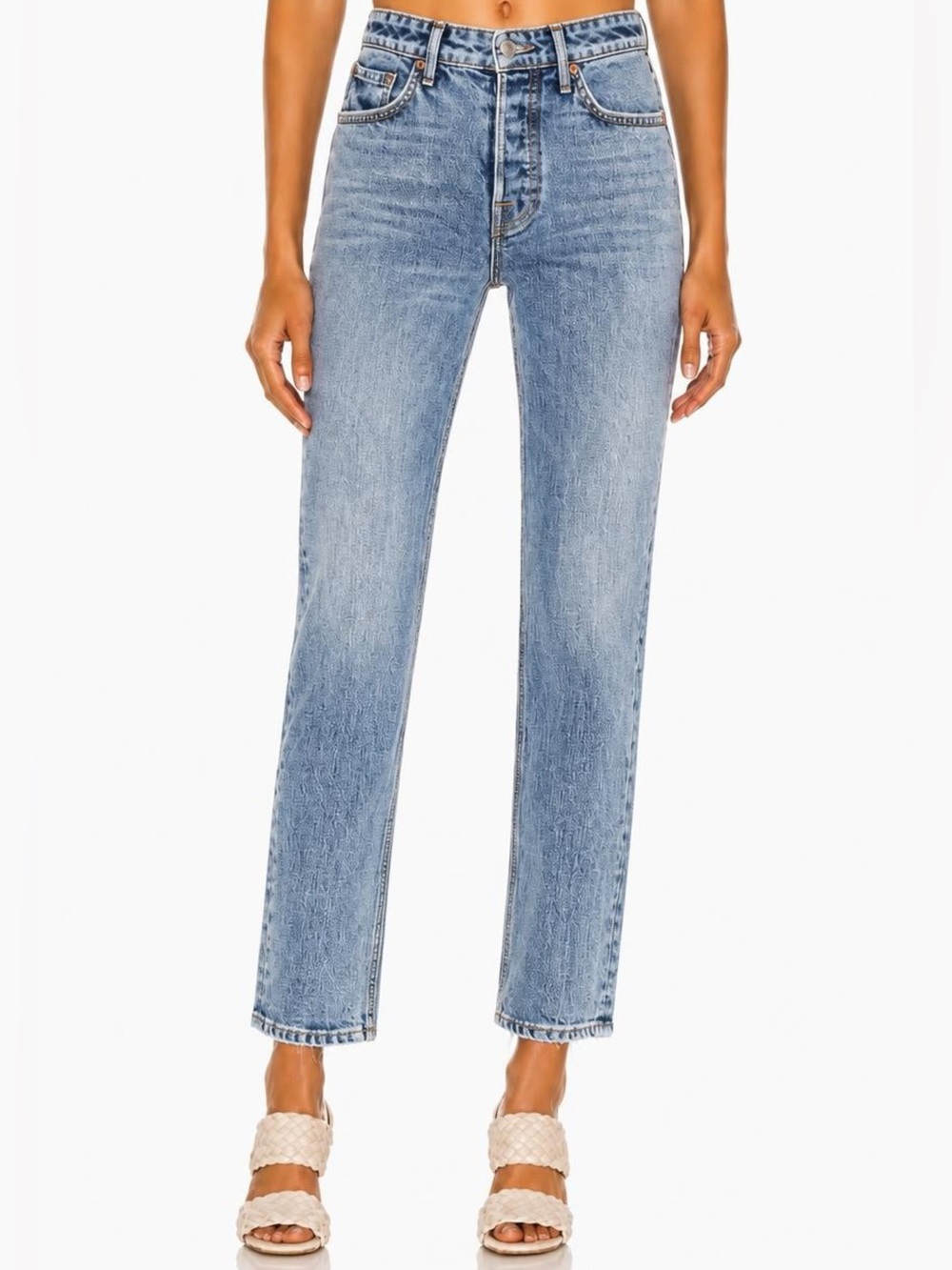 GRLFRND Helena High-Rise Straight Leg Jean